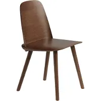Muuto Nerd ruokapöydän tuoli Stained dark brown