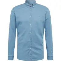 Jack & Jones Logo Stretch Denim Pitkähihainen Kauluspaita