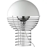 Verpan Pöytävalaisin , Wire Large, Metallinsävyinen, Olohuone, Metalli, Design