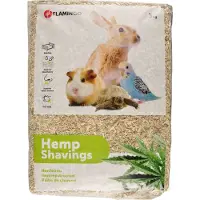 Flamingo - Hemp Litter 3 kg - 48 L - Hamppukuivike - Pieneläimet - Kuivikkeet ja pesätarvikkeet - Häkkilastut