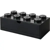 LEGO Desk Drawer 8 säilytyslaatikko, musta