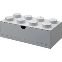 Room copenhagen Lego Desk Drawer 8 säilytyslaatikko, harmaa