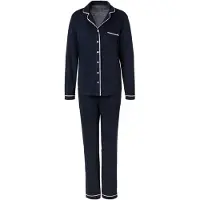 s.Oliver Pyjama yönsininen / valkoinen