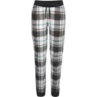 Vivance Pyjamahousut ruskea / valkoinen