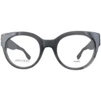 Jimmy Choo JC136 49/20/140 Läpinäkyvät harmaat silmälasit Akryyli NAISILLE JC136