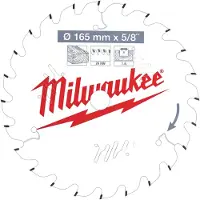 Milwaukee Katkaisuterä puulle 4932471311; 165 mm