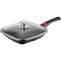 KINGHOFF GRILL PAN 28CM GRANITE KINGHOFF KH-1511 Dist. HANDLE