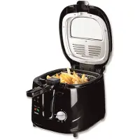 Domo DO461FR Musta 1800W Kiehuvaöljyfritti - 2,5L Kapasiteetti