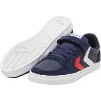 Hummel Slimmer Stadil Leather Low Jr - Blue - 30