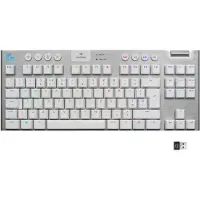Logitech G915 Langaton RGB Pelinäppäimistö TKL [GL Tactile] - Valkoinen