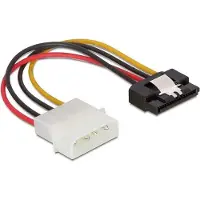 DeLOCK power adapter - SATA power to 4 PIN internal power - 12 cm