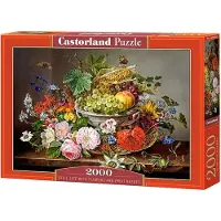 Castorland Still Life with Flowers and Fruit Basket 2000p palapeli