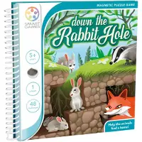 SmartGames Down the Rabbit Hole magneettinen matkapeli