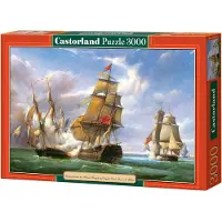 Castorland - Puzzle Battle of French Frigates - 3000 pala