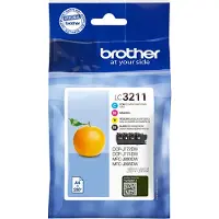 Brother Ink Kit (BK/C/M/Y) LC-3211VALDR