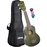 Cascha HH 2265 Premium Green Sopraanoukulele