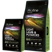 Profine Dog Dry Food Light Lamb & Potatoes Black 15 kg