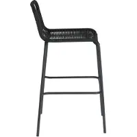 Kave Home Lambton-baarijakkara musta K 74 cm