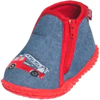 Playshoes Sisäkengät 'Feuerwehr' sininen / punainen