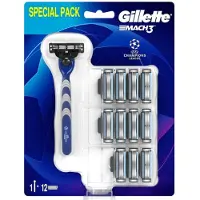 Gillette Mach3 partakone + vaihtopäät 12 kpl