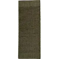 Woud Rombo matto, 75 x 200 cm, vihreä