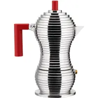Alessi Pulcina-espressopannu, 15 cl, punainen