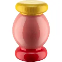 Alessi Sottsass maustemylly, pieni, pinkki - keltainen - punainen