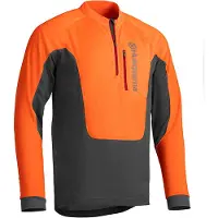 Husqvarna Technical Pitkähihainen T-paita Miehet Oranssi/Musta - M