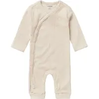 Noppies U Playsuit Ls Rib Nevis - Cream - 68