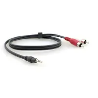 Kramer C-A35M/2RAM-10 3.5MM STEREO AUDIO TO TWO RCA (MALE - MALE) CABLE (10') 3M (95-0122010)