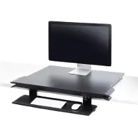 Ergotron – Workfit-tx w/dropdown kb tray, pvc black. (33-467-921)