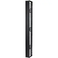 APC VALUELINE, VERTICAL CABLE MANAGER FOR 2 & 4 POST RACKS, 96"H X 6"W, SINGLE-SIDED WITH DOOR (AR8728)
