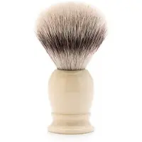Muhle Silvertip Fibre Ivory Resin partasuti Medium 1 kpl