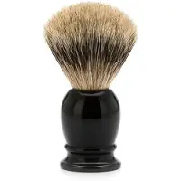 Muhle CLASSIC Silvertip Black partasuti mäyränharjaksesta keskitason 1 kpl