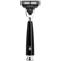 Muhle Rytmo 3-Blade Razor High-Grade Resin Black Mach3