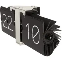 Karlsson Flip Clock No Case - Black - 36X8.5X14CM