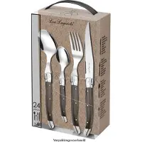 Lou Laguiole - Tradition Aterimet 24 osaa Pepper