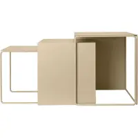 Ferm Living Cluster sarjapöytä Cashmere, 3 osaa