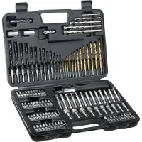 DeWalt Lisävarusteiden paketti - - DT0109 - 109 lisävarustetta - Puusuuttimet, metallin porat, tiilien porat - Ruuvimeisselit