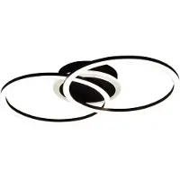 REALITY IMPORT Venida LED kattovalaisin 50cm 3000K 25W pyöreä musta