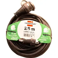 Brennenstuhl – Earthed extension cable, CEE 7/7 - CEE 7/4, 25m, black (1161470)
