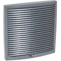 Vilpe 240X240 mm harmaa monitoimi-säleikkö