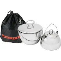 Muurikka Outdoor Set kasari 1,89 l & kahvipannu 0,8 l
