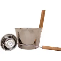 Emendo Teräksinen Saunakiulu + Kauha