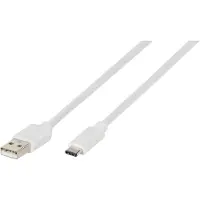 Vivanco USB-C/USB-A 2.0 kaapeli 2m Valkoinen
