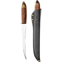 Marttiini Salmon Filleting Knife 552017W Polished 1.4034, Birch, filleting knife