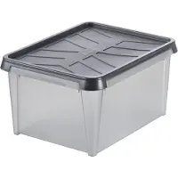 Smartstore Vesitiivis säilytyslaatikko kannella 34 l, SmartStore Dry