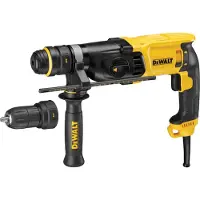 DeWalt D25134K-QS, Avaimeton, Musta, Keltainen, 2,6 cm, 5540 bpm, 6,5 cm, 3 cm