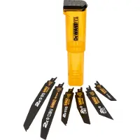 DeWalt DT2440L 6-osainen puukkosahanteräsarja