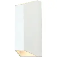Airam Seinävalaisin Sala Double IP44 2XGU10 GLC Valkoinen